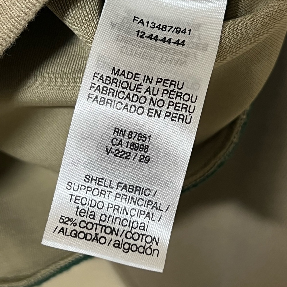 Lacoste Women’s Crewneck Sweatshirt in Beige with Green Logo - Picture 12 of 14
